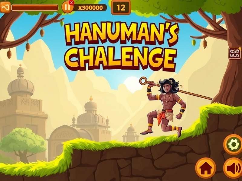Hanuman S Challenge Game Screenshot